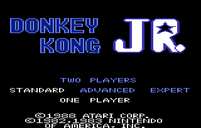 Donkey Kong Junior Screenshot